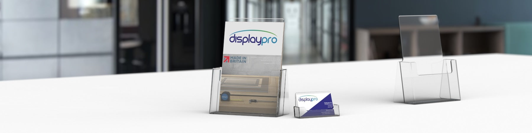 displaypro leaflet and business card holders