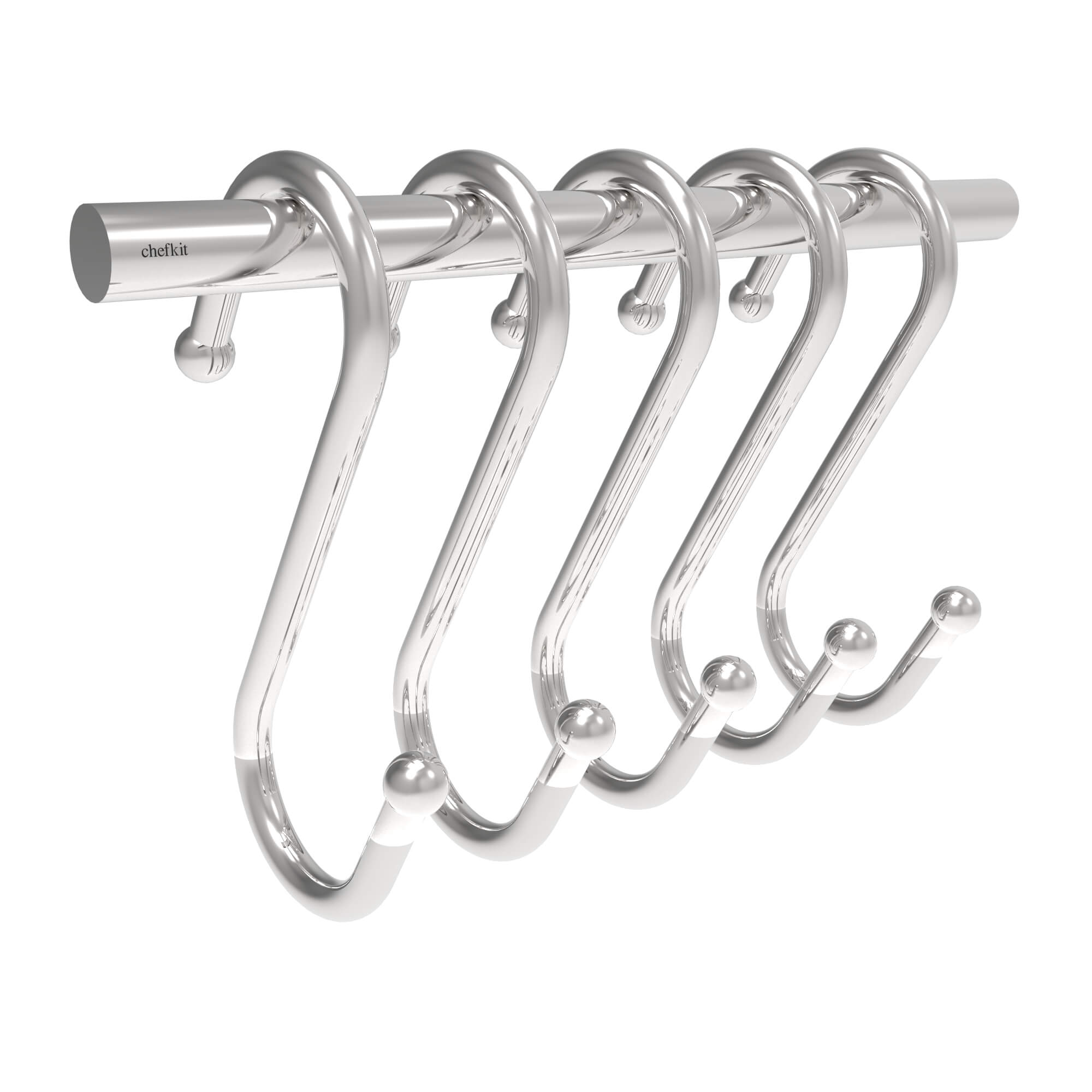 S Hook Ball End Stainless Steel - Pack Of 5 – Displaypro