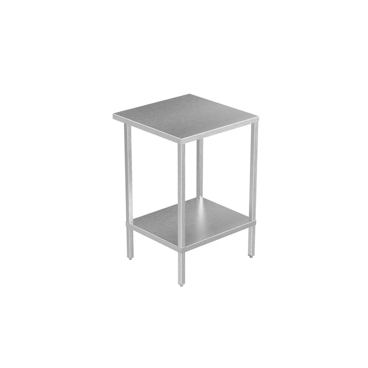 dpro Stainless Steel Table with Wall Return