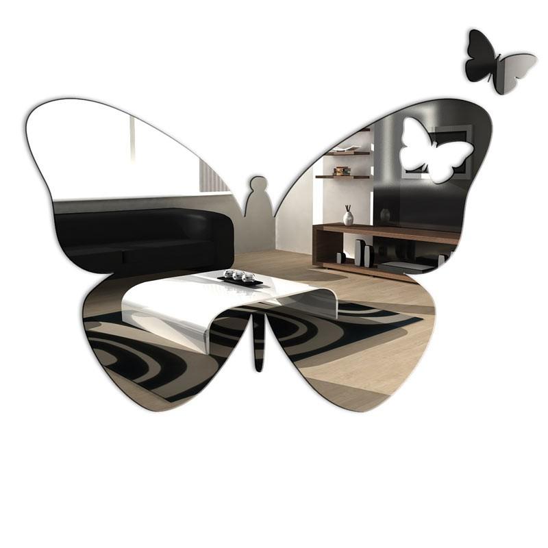 Butterfly & Small Butterfly Acrylic Mirror Displaypro