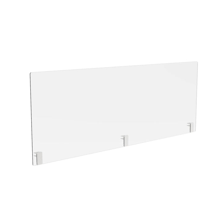 Desk Divider Screen With Clamps Displaypro 6