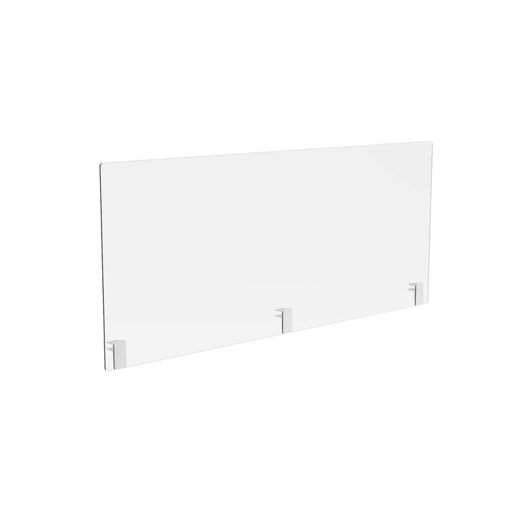Desk Divider Screen With Clamps Displaypro 3