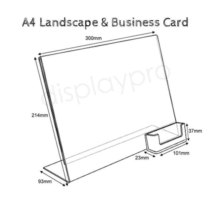 Counter Poster Displays Business Card Holders Displaypro 4