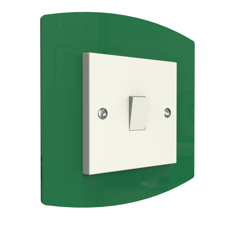 Curved Single Light Switch Surrounds Displaypro 8