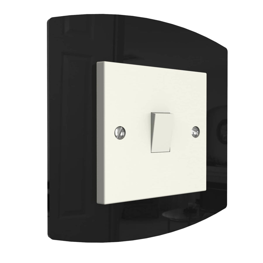 Curved Single Light Switch Surrounds Displaypro