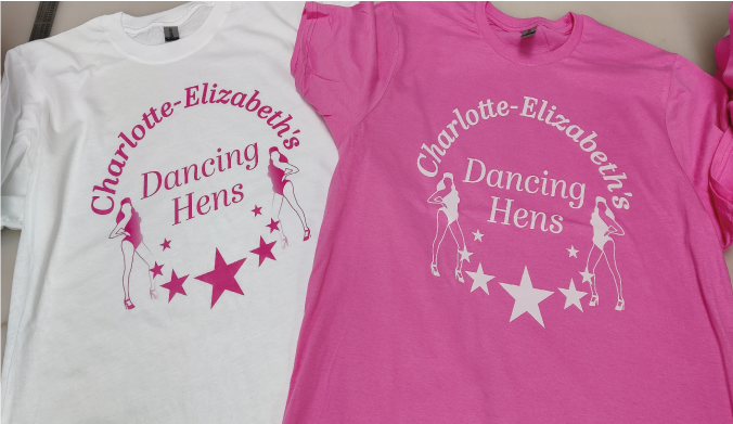 Printed T-shirts for Hen Party Sleaford