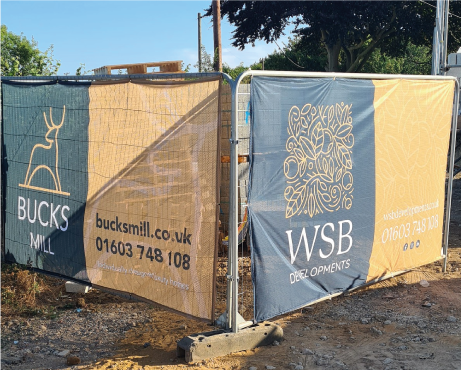 heras fencing banners norwich