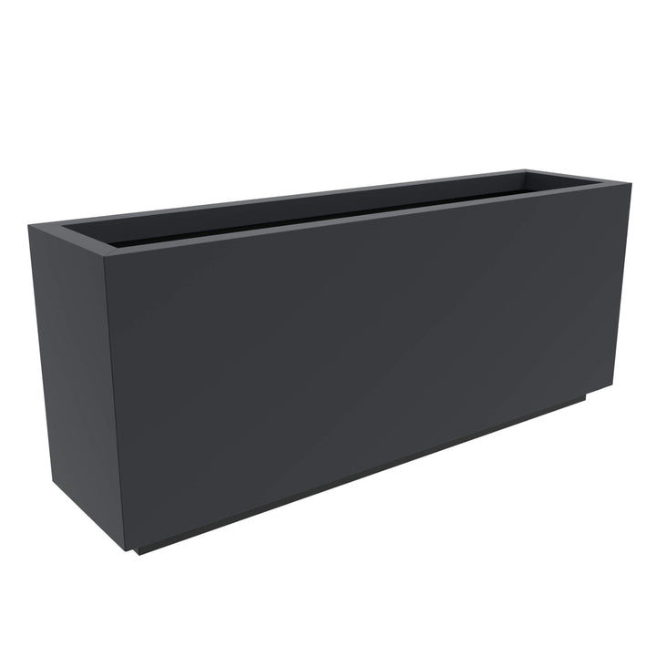 Metal Garden Planter Insulated - Anthracite Grey