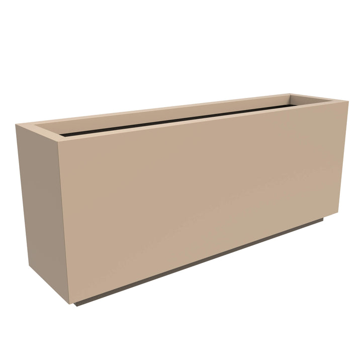 Metal Garden Planter Insulated - Sandstone