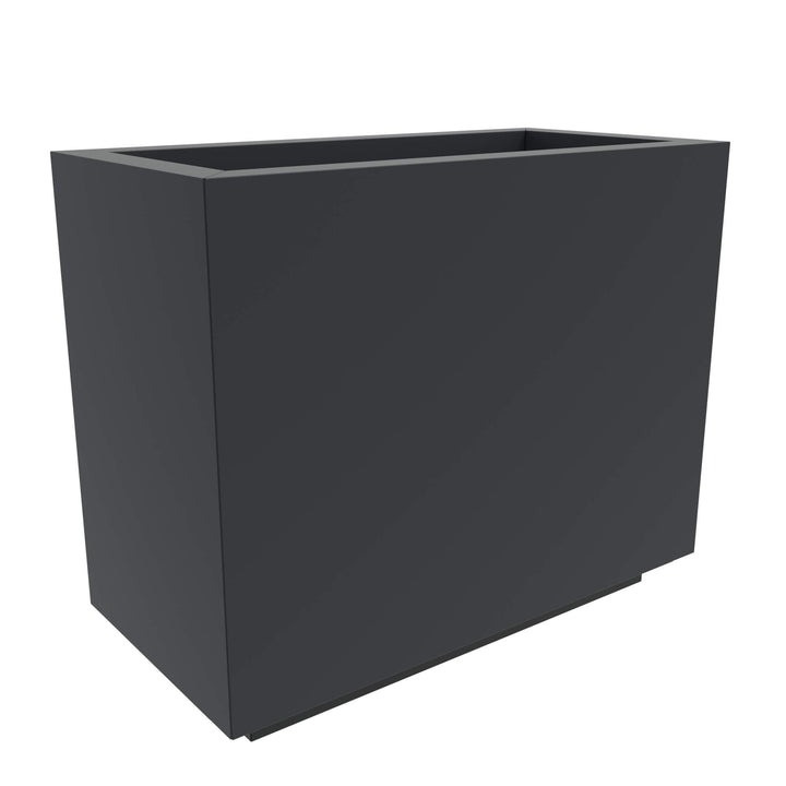 Metal Garden Planter Insulated - Anthracite Grey