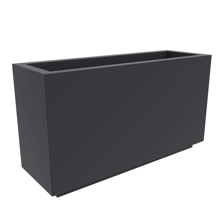 Metal Garden Planter Insulated - Anthracite Grey