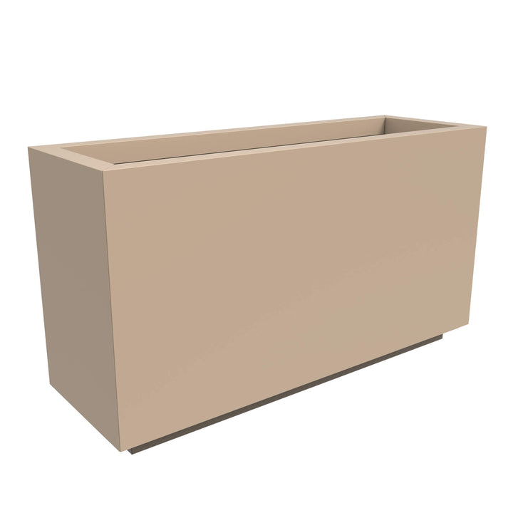 Metal Garden Planter Insulated - Sandstone