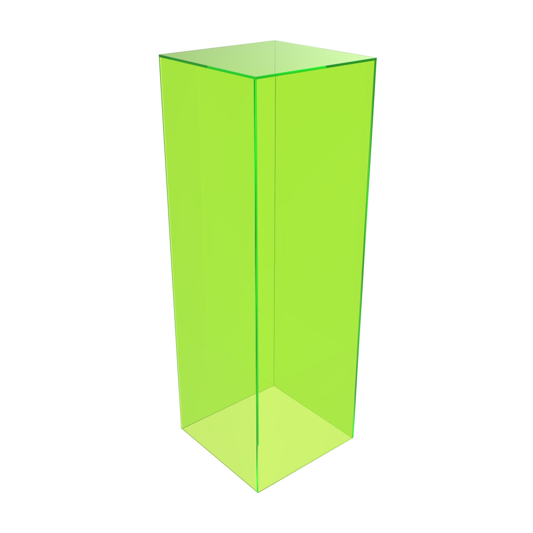 Pedestal Plinths Fluorescent Perspex Neon Acrylic – Displaypro