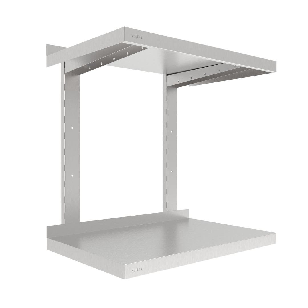 Chefkit Stainless Steel Shelves with Height Adjustable Brackets
