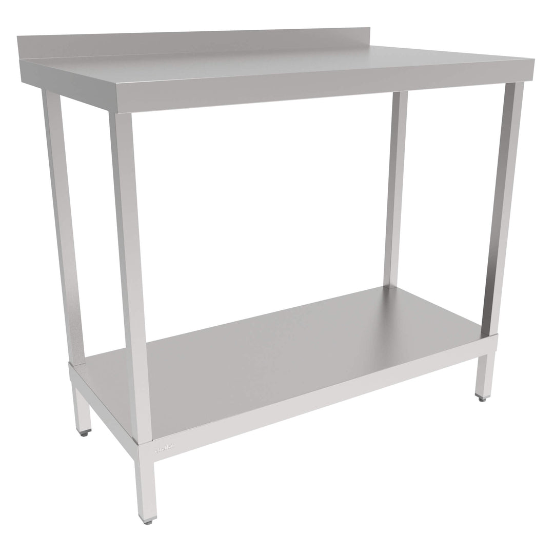 Chefkit Stainless Steel Wall Table With Upstand
