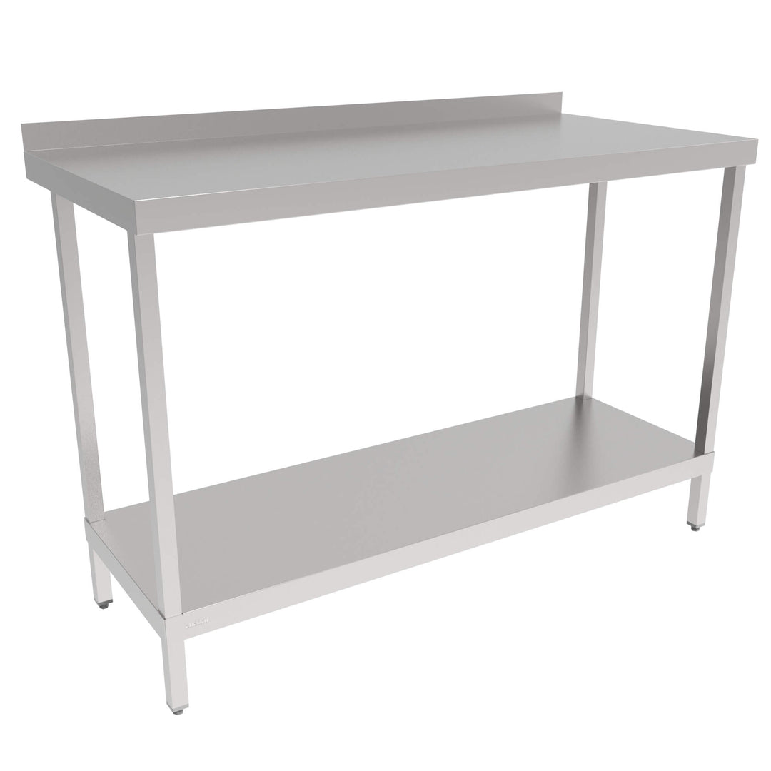 Chefkit Stainless Steel Wall Table With Upstand