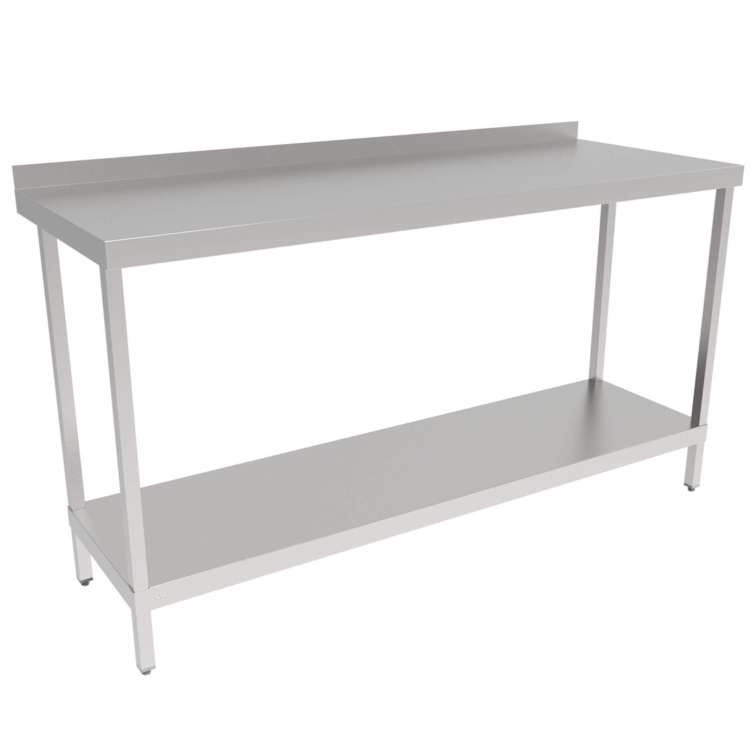 Chefkit Stainless Steel Wall Table With Upstand