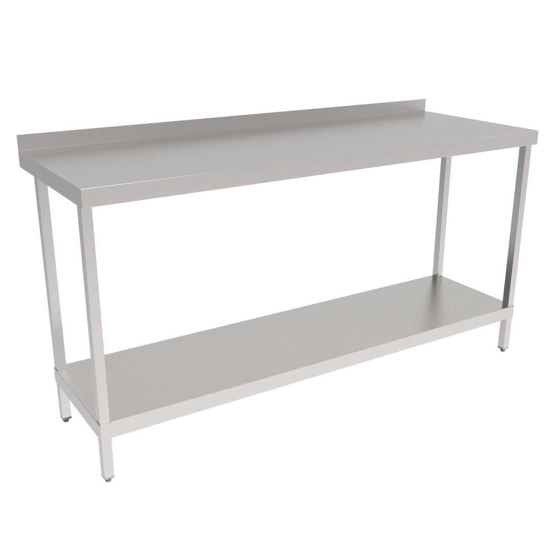 Chefkit Stainless Steel Wall Table With Upstand
