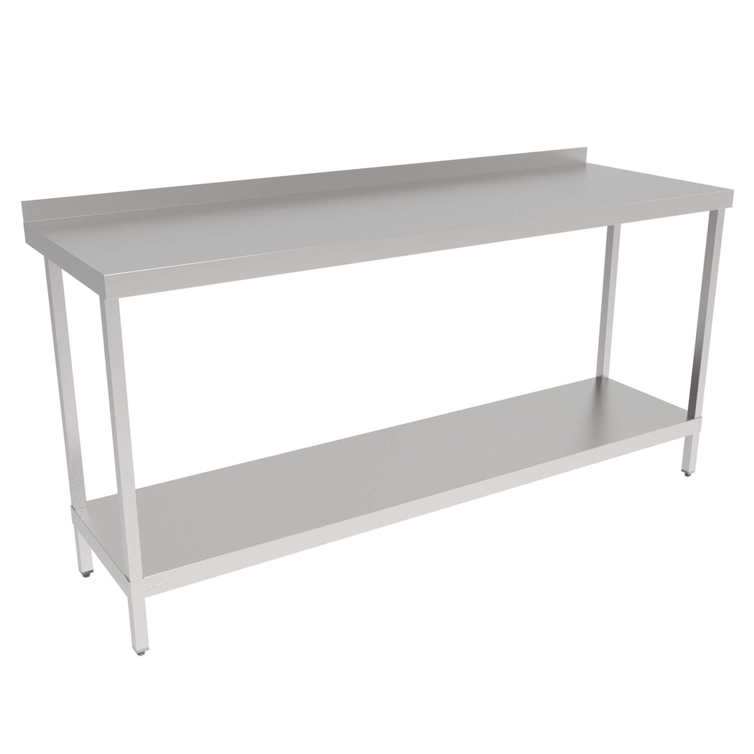 Chefkit Stainless Steel Wall Table With Upstand
