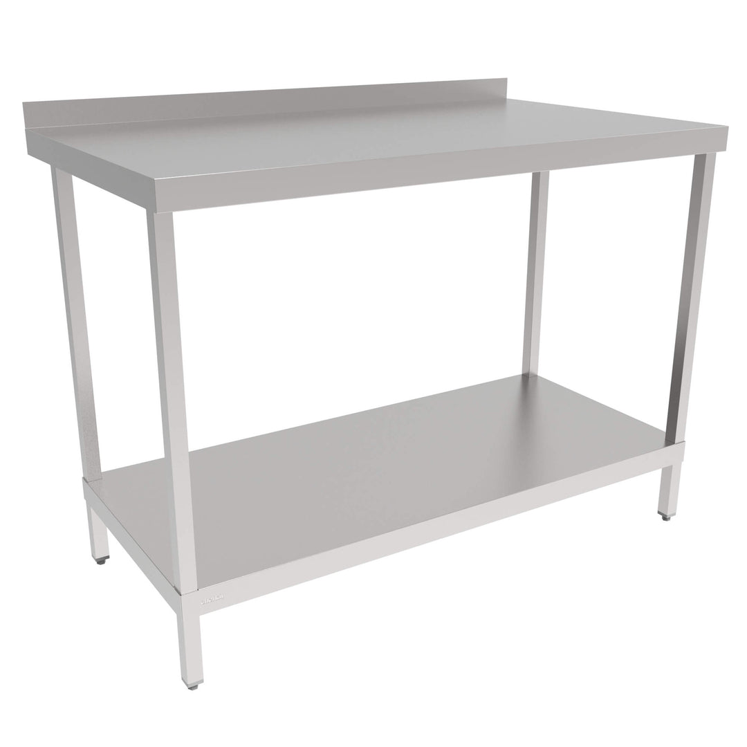 Chefkit Stainless Steel Wall Table With Upstand