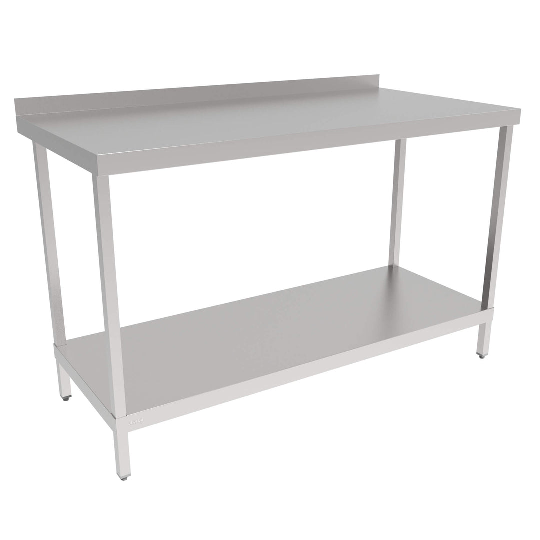 Chefkit Stainless Steel Wall Table With Upstand