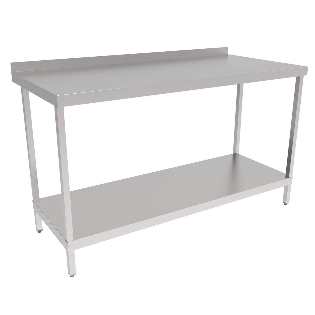Chefkit Stainless Steel Wall Table With Upstand