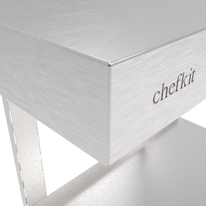 Chefkit Stainless Steel Shelves with Height Adjustable Brackets