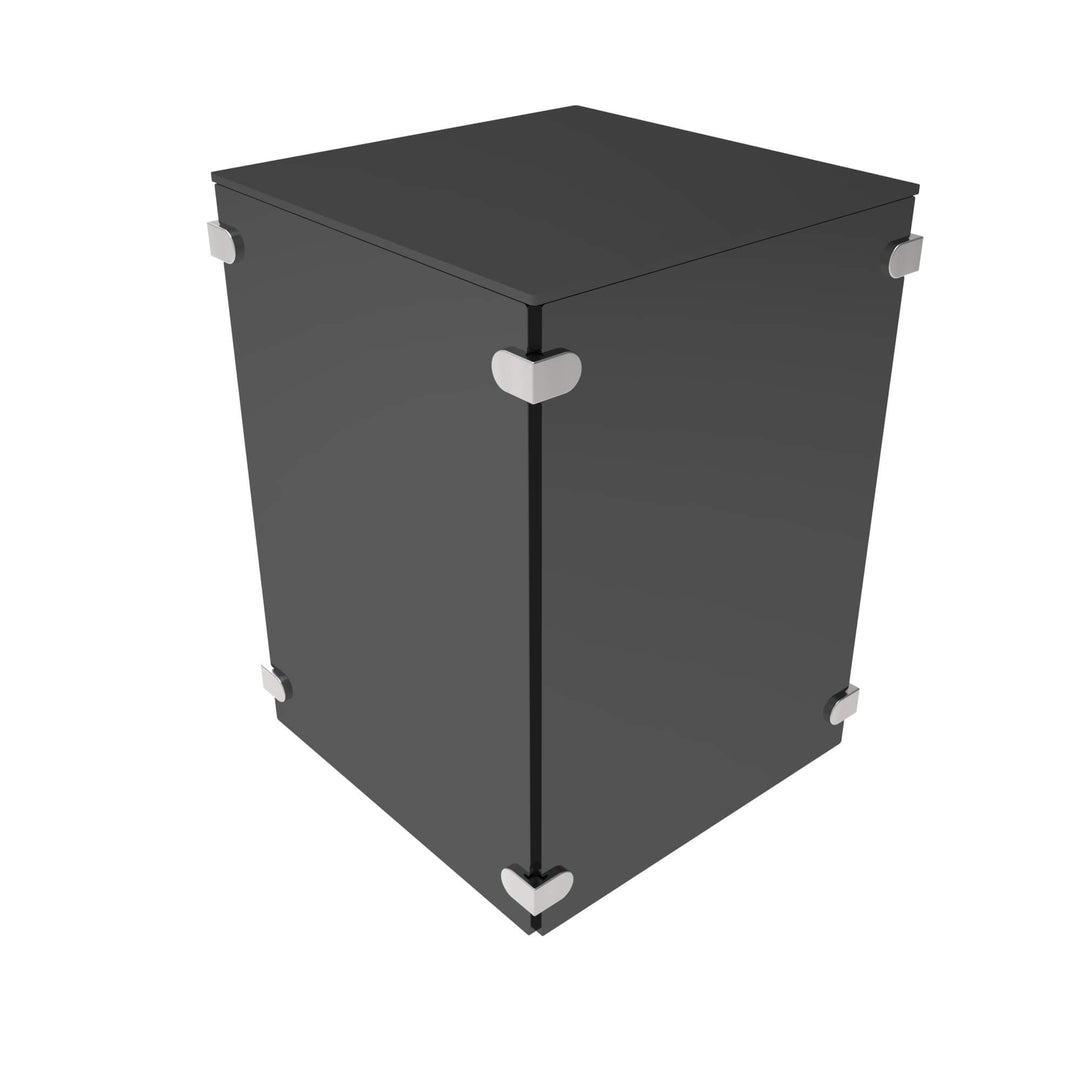 Flat Pack Pedestal Plinths Coloured Acrylic