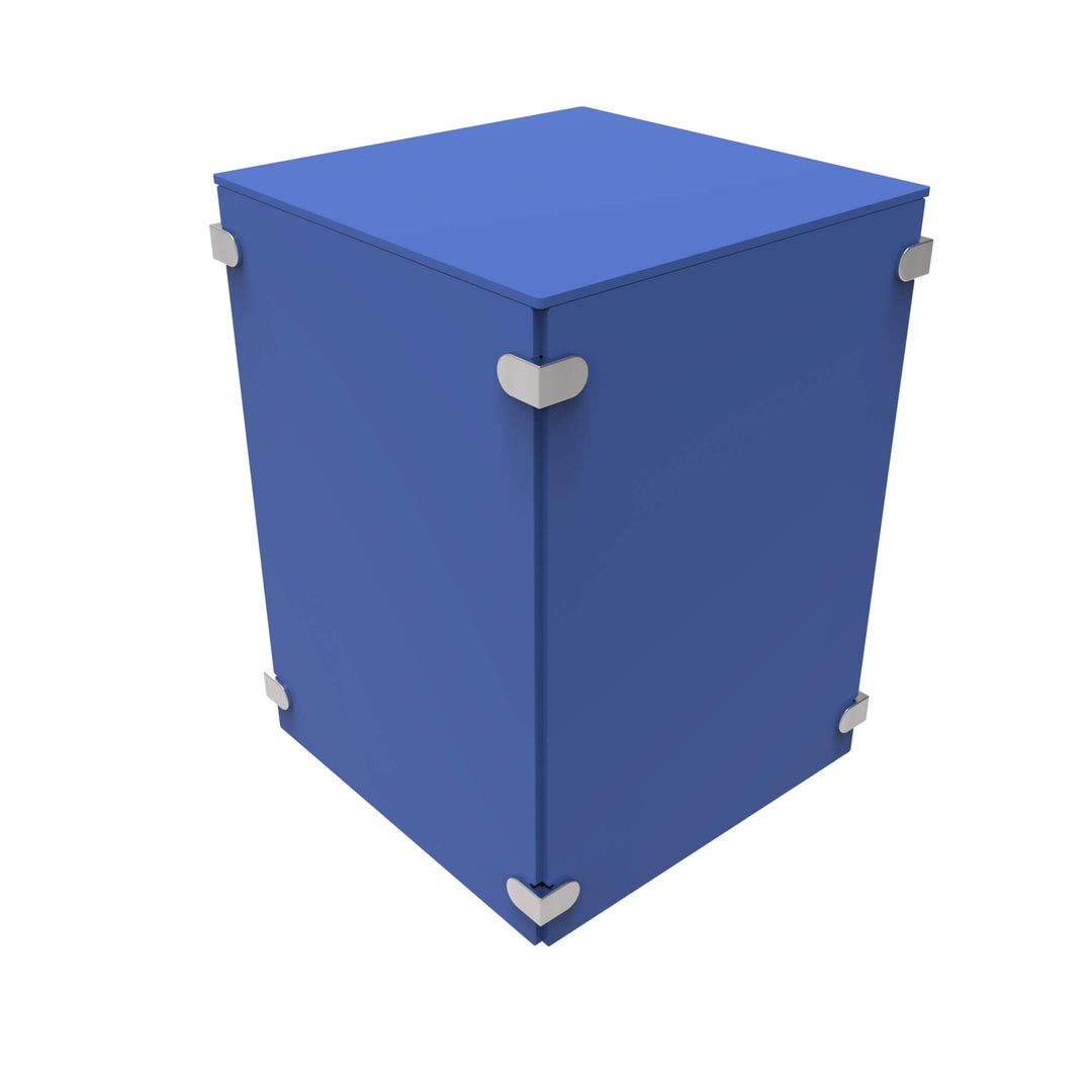 Flat Pack Pedestal Plinths Coloured Acrylic