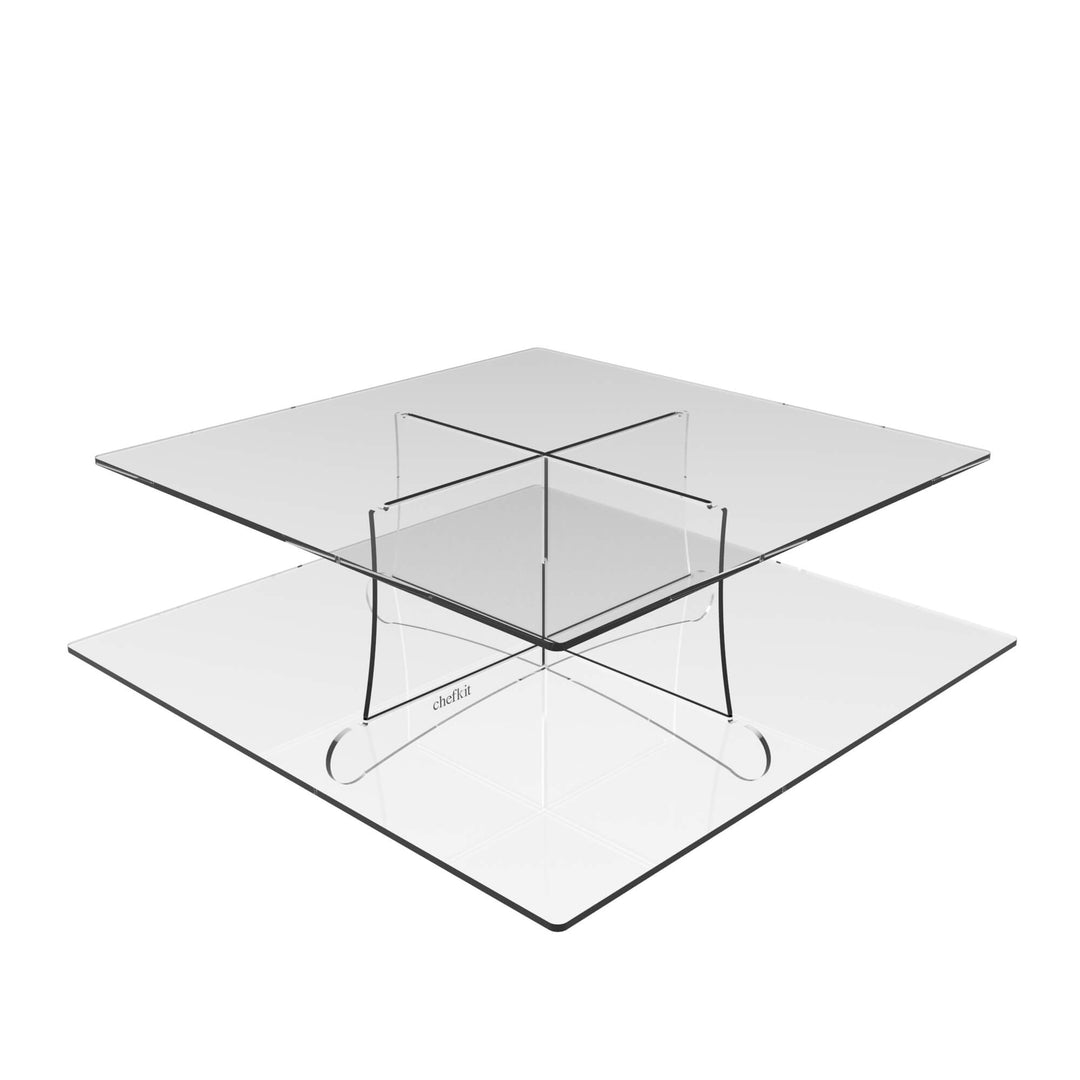 Chefkit Acrylic Cupcake Stand Display - Square