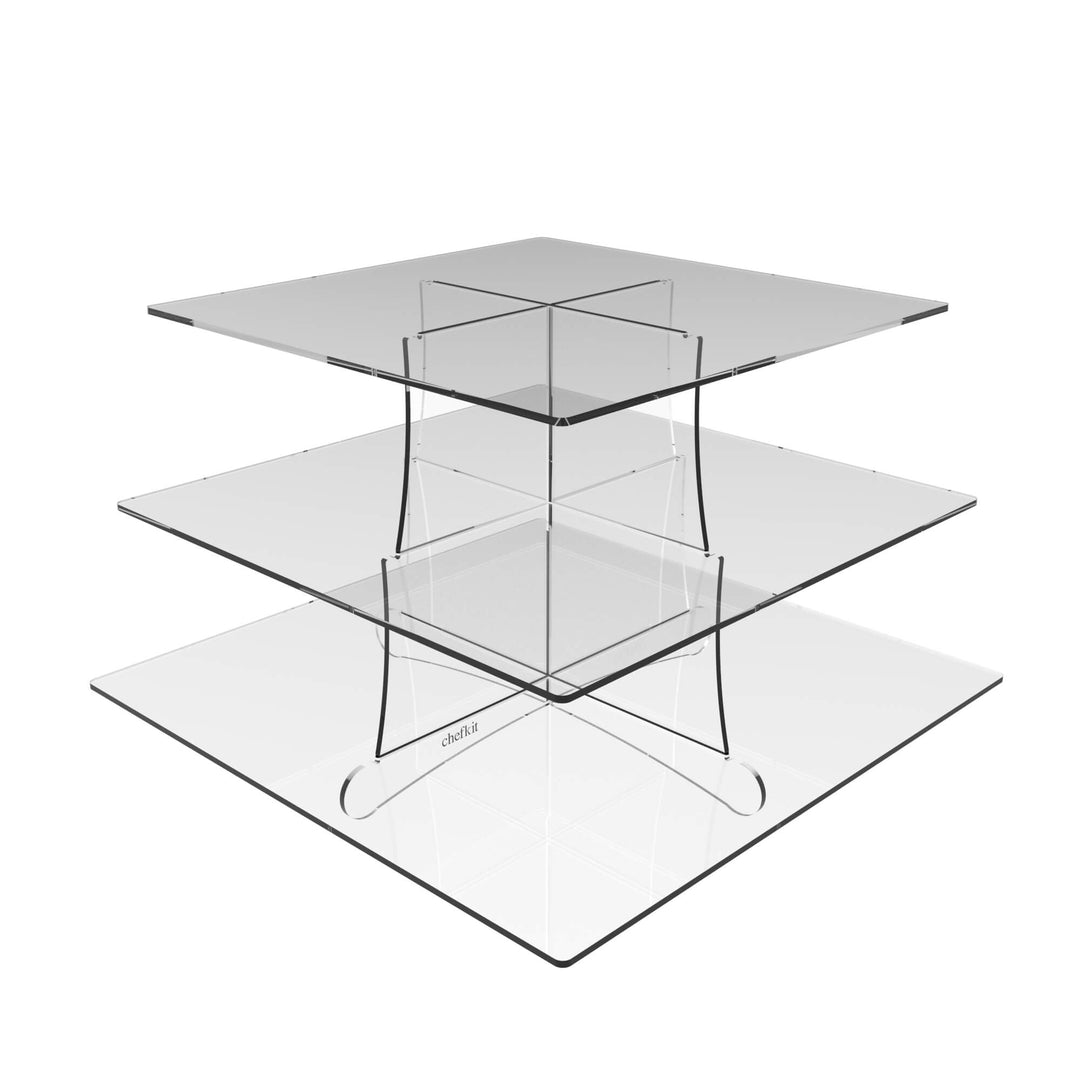 Chefkit Acrylic Cupcake Stand Display - Square
