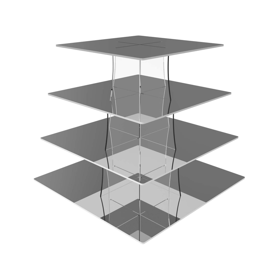 Chefkit Acrylic Cupcake Stand Display - Square