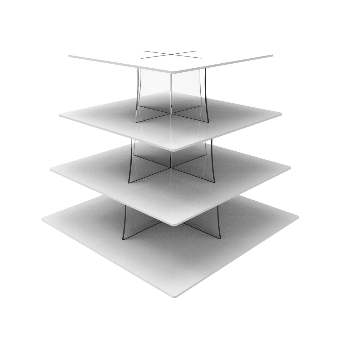 Chefkit Acrylic Cupcake Stand Display - Square