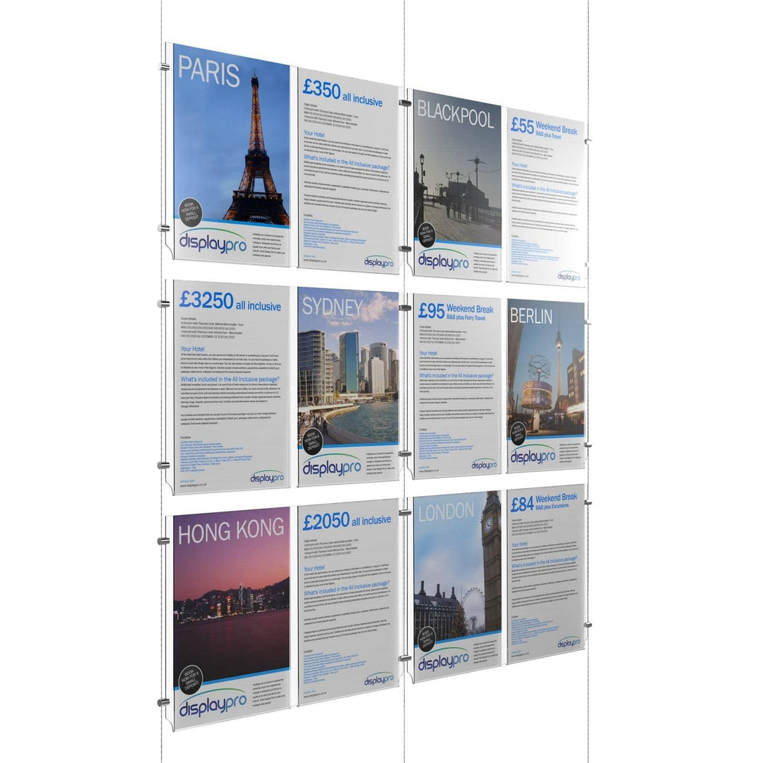 A4 Portrait Cable Systems Displaypro 7