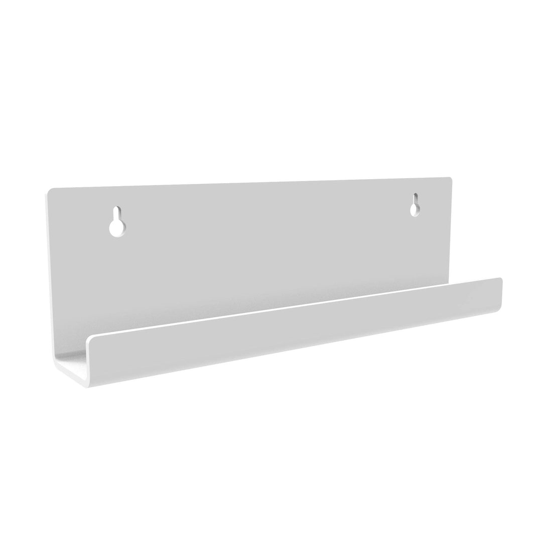 Heavy Duty Acrylic Wall Shelf | J-Shape