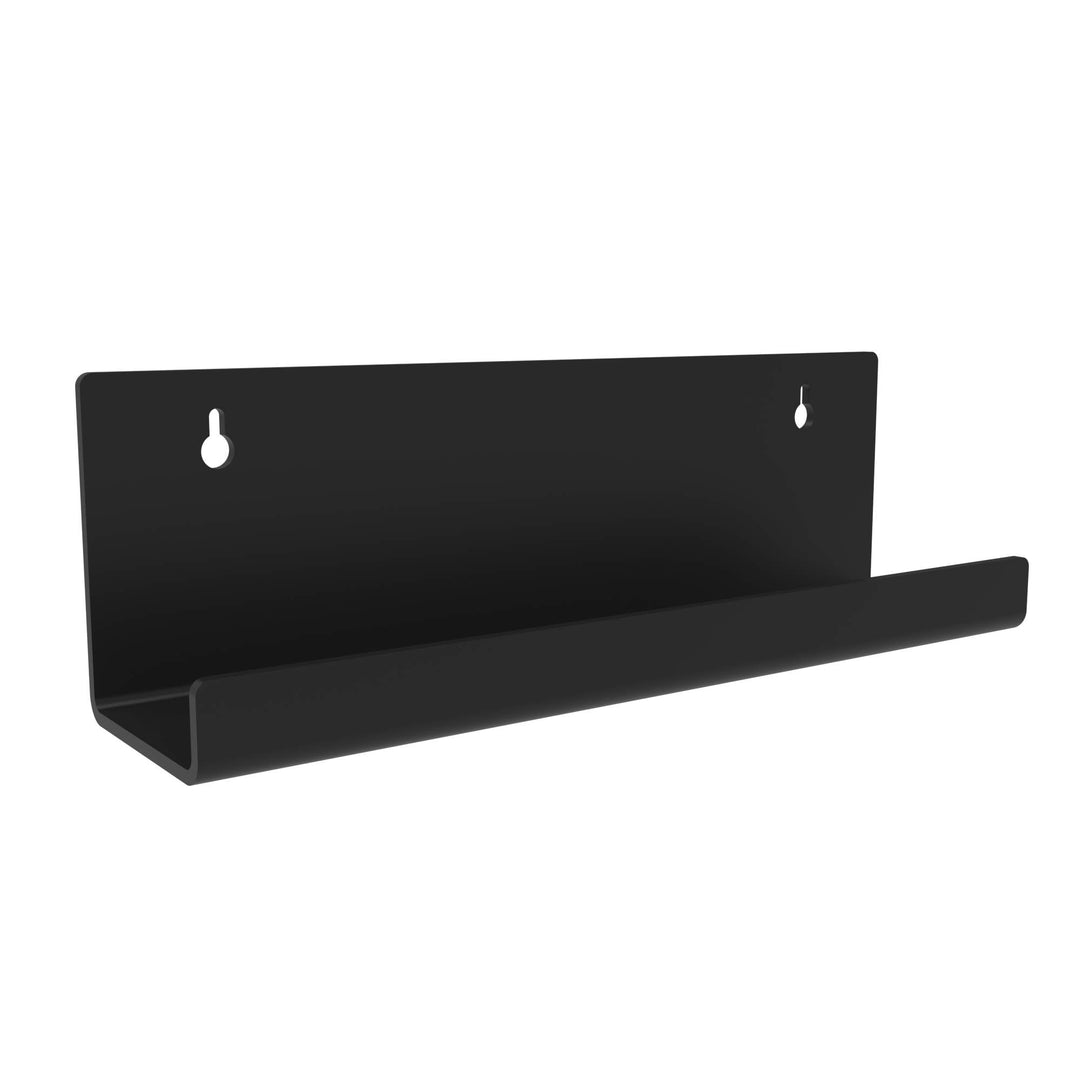 Heavy Duty Acrylic Wall Shelf | J-Shape