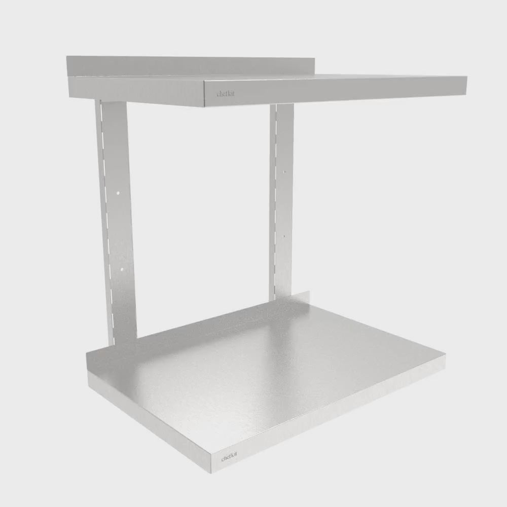 Chefkit Stainless Steel Shelves with Height Adjustable Brackets
