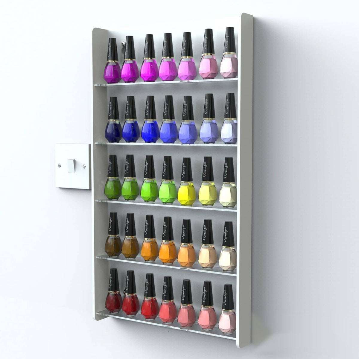 Wall Mounted Nail Polish Stands Displaypro 2