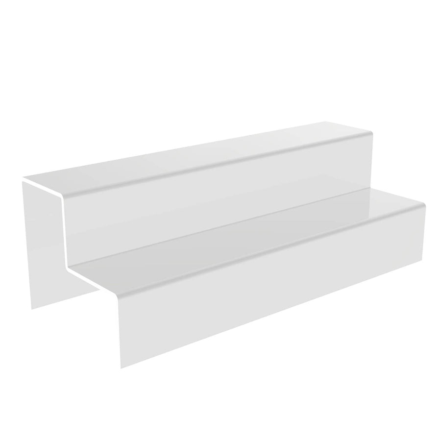 2 Step Display Stands | Acrylic Display Risers | Displaypro UK