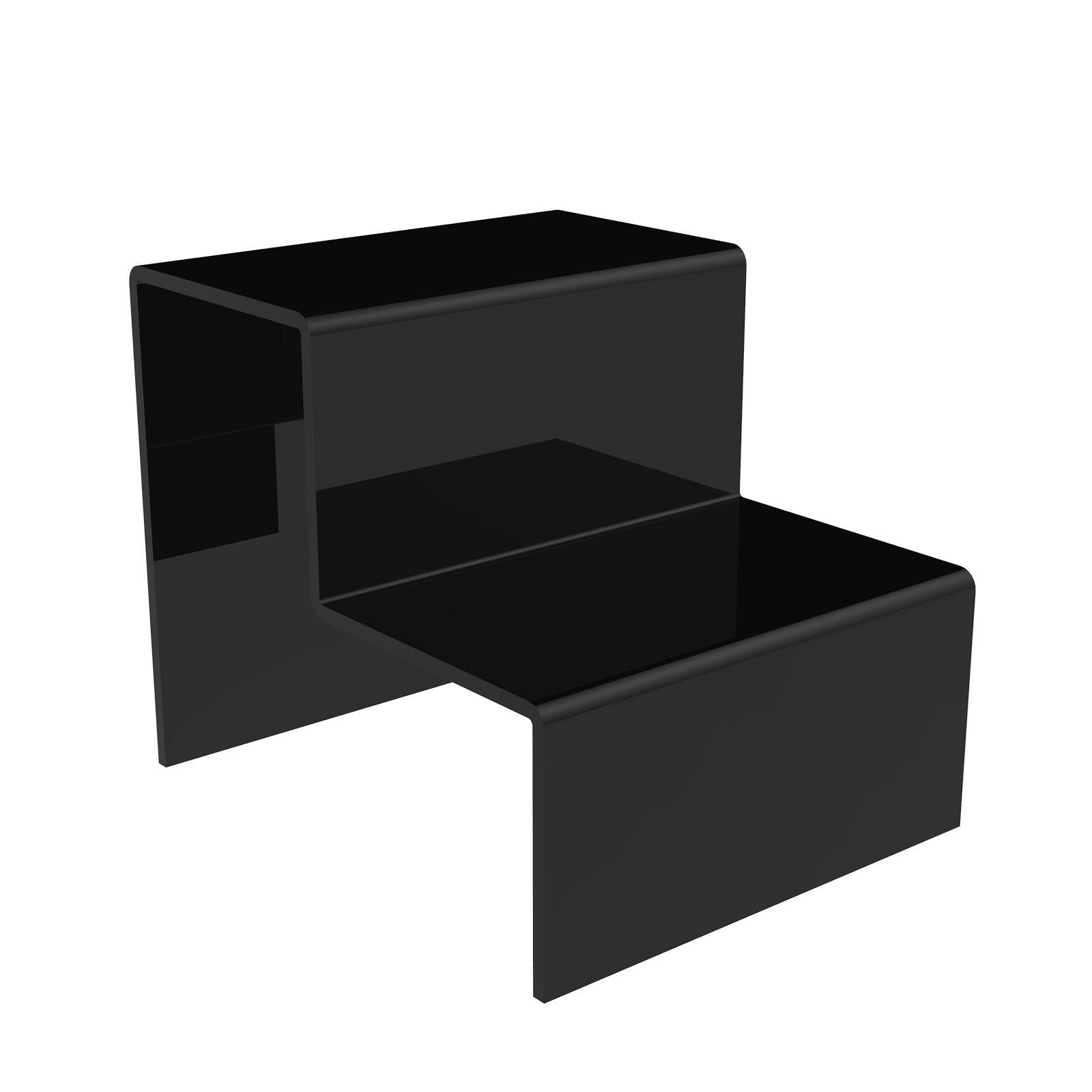 2 Step Display Stands | Acrylic Display Risers | Displaypro UK