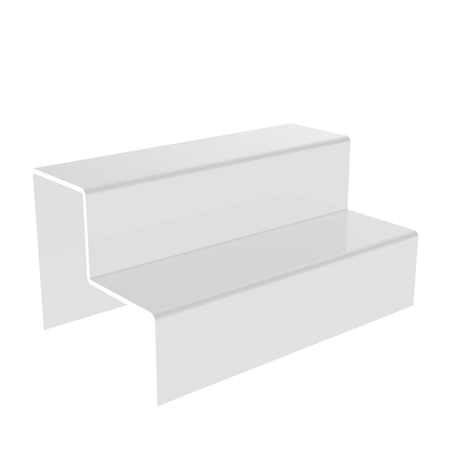 2 Step Display Stands | Acrylic Display Risers | Displaypro UK