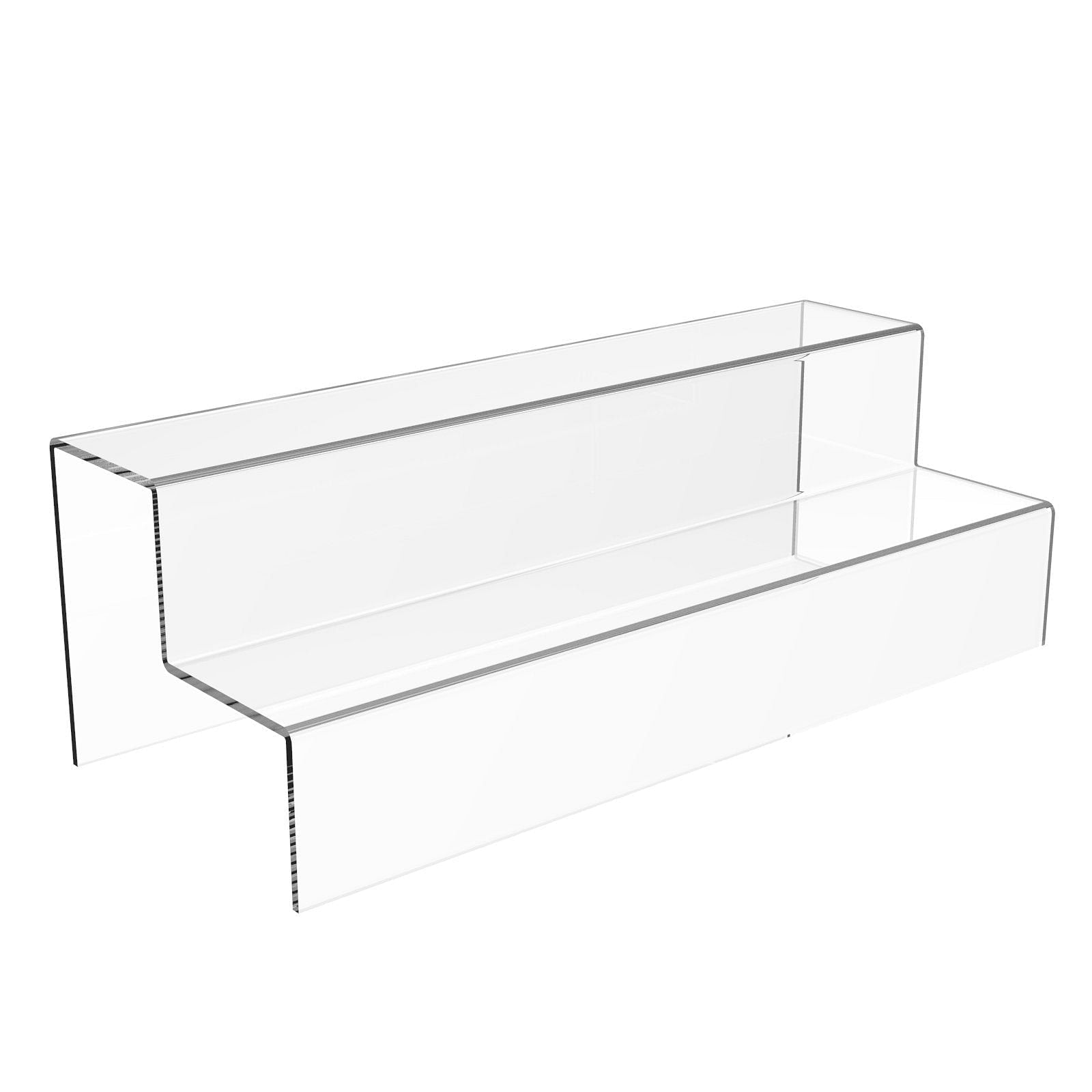 2 Step Display Stands | Acrylic Display Risers | Displaypro UK
