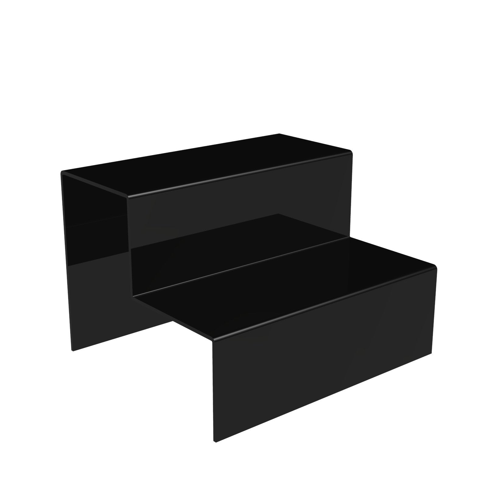 2 Step Display Stands | Acrylic Display Risers | Displaypro UK
