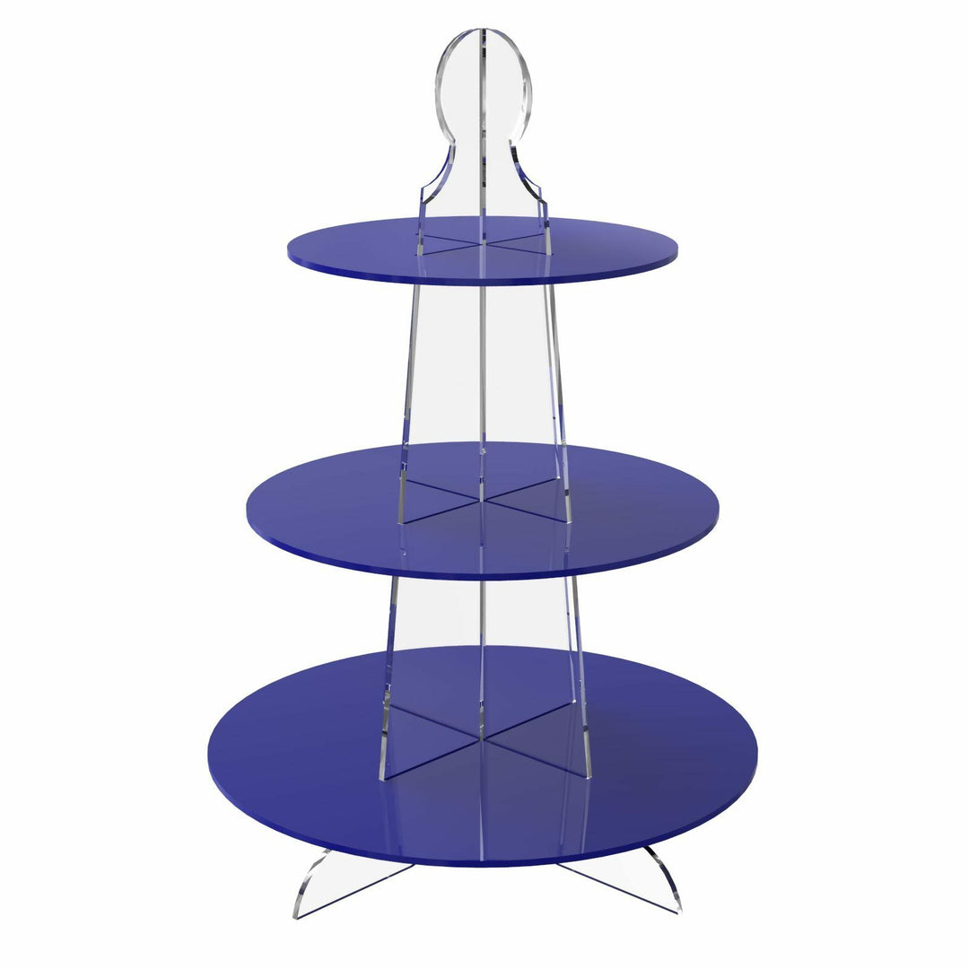 Carry Top Round Cup Cake Stand