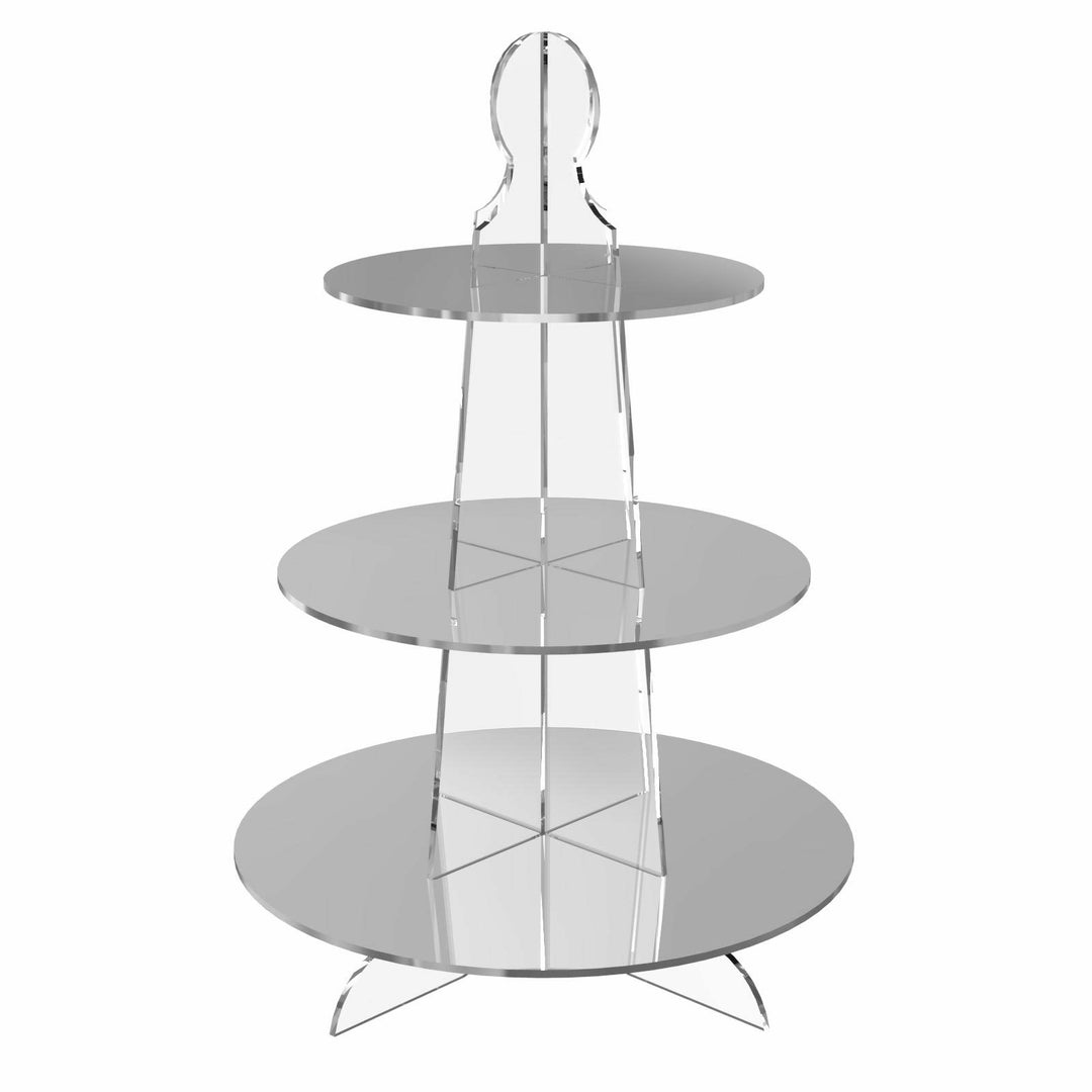 Carry Top Round Cup Cake Stand