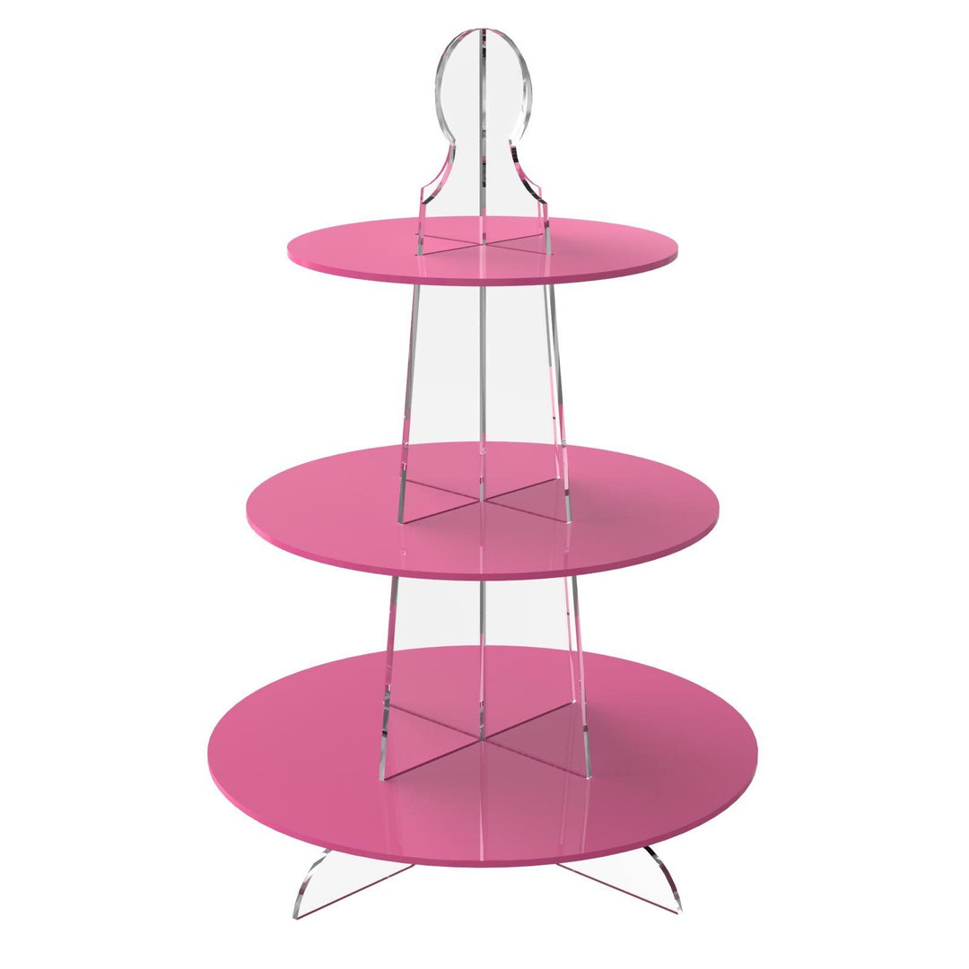 Carry Top Round Cup Cake Stand