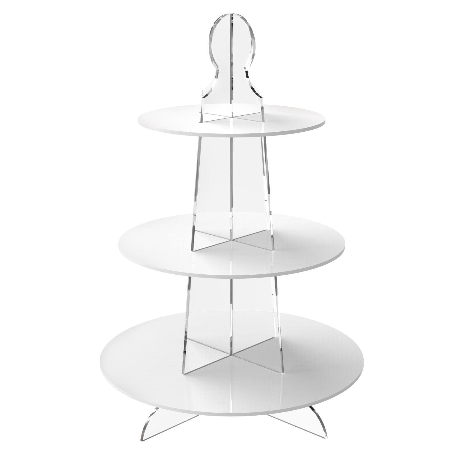 Multi level outlet cake stand