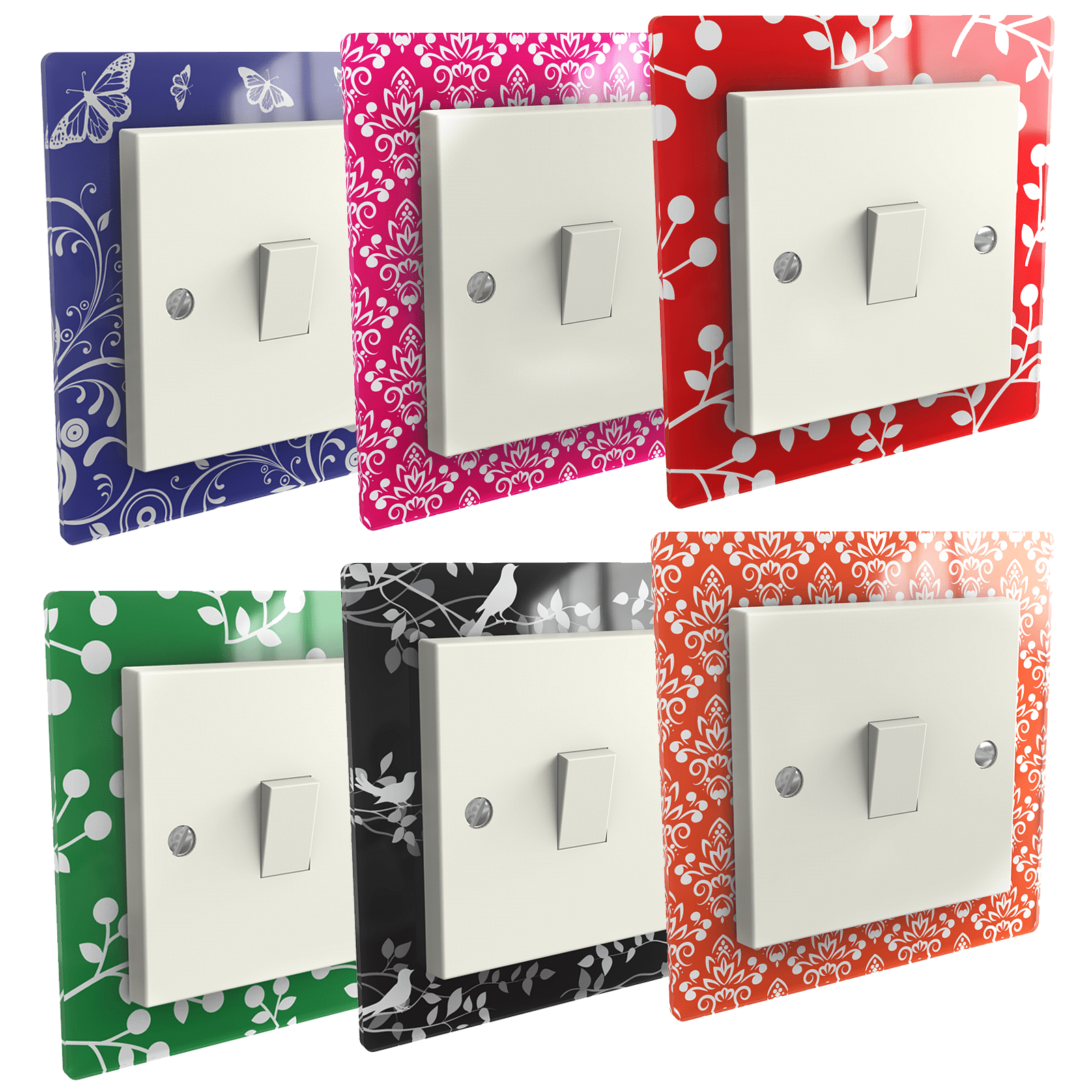 Printed Acrylic Light Switch Surrounds - Displaypro