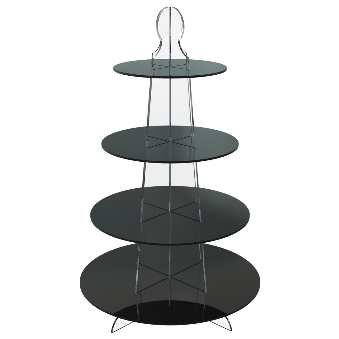 Carry Top Round Cup Cake Stand