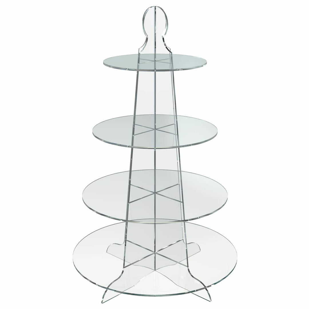 Carry Top Round Cup Cake Stand